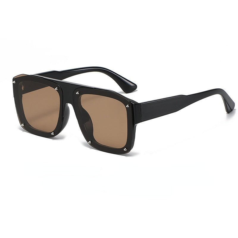 Wholesale PC Square Rivet Men Sunglasses